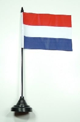 Niederland / Holland Tisch-Fahne mit Fuss | 10 x 15 cm