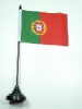 Portugal Tisch-Fahne mit Fuss | 10 x 15 cm