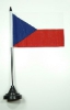 Tschechien Tisch-Fahne mit Fuss | 10 x 15 cm