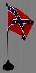 Südstaaten Tisch-Fahne mit Fuss | 10 x 15 cm