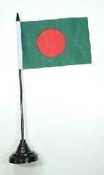 Bangladesch Tisch-Fahne mit Fuss | 10 x 15 cm