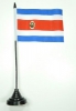 Costa Rica Tisch-Fahne mit Fuss | 10 x 15 cm