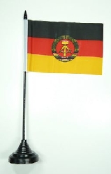 DDR Tisch-Fahne mit Fuss | 10 x 15 cm