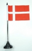 Dänemark Tisch-Fahne mit Fuss | 10 x 15 cm