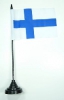 Finnland Tisch-Fahne mit Fuss | 10 x 15 cm