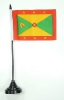 Grenada Tisch-Fahne mit Fuss | 10 x 15 cm