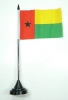 Guinea Bissau Tisch-Fahne mit Fuss | 10 x 15 cm
