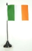 Irland Tisch-Fahne mit Fuss | 10 x 15 cm