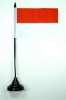 Monaco Tisch-Fahne mit Fuss | 10 x 15 cm