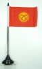 Kirgisistan Tisch-Fahne mit Fuss | 10 x 15 cm