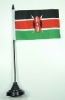 Kenia Tisch-Fahne mit Fuss | 10 x 15 cm