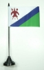 Lesotho 1987 2006 Tisch-Fahne mit Fuss | 10 x 15 cm