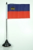 Liechtenstein Tisch-Fahne mit Fuss | 10 x 15 cm