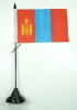 Mongolei Tisch-Fahne mit Fuss | 10 x 15 cm