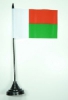 Madagaskar Tisch-Fahne mit Fuss | 10 x 15 cm