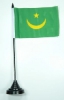 Mauretanien Tisch-Fahne bis 2017 mit Fuss | 10 x 15 cm