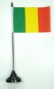 Mali Tisch-Fahne mit Fuss | 10 x 15 cm