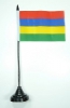 Mauritius Tisch-Fahne mit Fuss | 10 x 15 cm