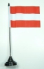 Oesterreich Tisch-Fahne mit Fuss | 10 x 15 cm