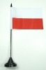 Polen Tisch-Fahne mit Fuss | 10 x 15 cm