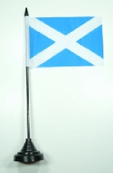 Schottland Tisch-Fahne mit Fuss | 10 x 15 cm