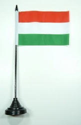 Ungarn Tisch-Fahne mit Fuss | 10 x 15 cm