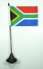 Südafrika Tisch-Fahne mit Fuss | 10 x 15 cm