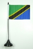 Tansania Tisch-Fahne mit Fuss | 10 x 15 cm