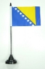 Bosnien Herzegowina Tisch-Fahne mit Fuss | 10 x 15 cm