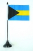 Bahamas Tisch-Fahne mit Fuss | 10 x 15 cm