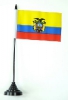 Ecuador Tisch-Fahne mit Fuss | 10 x 15 cm