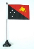 Papua Neuguinea Tisch-Fahne mit Fuss | 10 x 15 cm