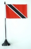 Trinidad & Tobago Tisch-Fahne mit Fuss | 10 x 15 cm