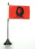 Che Guevara Tisch-Fahne mit Fuss | 10 x 15 cm