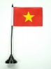 Vietnam Tisch-Fahne mit Fuss | 10 x 15 cm