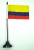 Kolumbien Tisch-Fahne mit Fuss | 10 x 15 cm