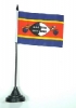 Königreich von Swasiland / Eswatini Tisch-Fahne mit Fuss | 10 x 15 cm