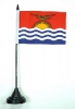 Kiribati Tisch-Fahne mit Fuss | 10 x 15 cm
