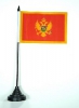 Montenegro Tisch-Fahne mit Fuss | 10 x 15 cm