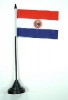 Paraguay Tisch-Fahne mit Fuss | 10 x 15 cm