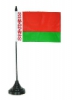 Belarus Weissrussland Tisch-Fahne mit Fuss | 10 x 15 cm
