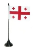 Georgien Tisch-Fahne mit Fuss | 10 x 15 cm