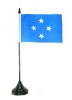 Mikronesien Tisch-Fahne mit Fuss | 10 x 15 cm