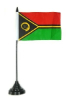 Vanuatu Tisch-Fahne mit Fuss | 10 x 15 cm