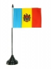 Moldau Moldawien Tisch-Fahne mit Fuss | 10 x 15 cm