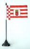 Bremen Tisch-Fahne mit Fuss | 10 x 15 cm