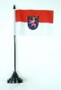 Hessen Tisch-Fahne mit Fuss | 10 x 15 cm