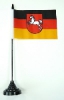 Niedersachsen Tisch-Fahne mit Fuss | 10 x 15 cm