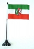 Nordrhein Westfalen Tisch-Fahne mit Fuss | 10 x 15 cm