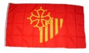 Fahne / Flagge Languedoc Roussillon gedruckt | 90 x 150  cm